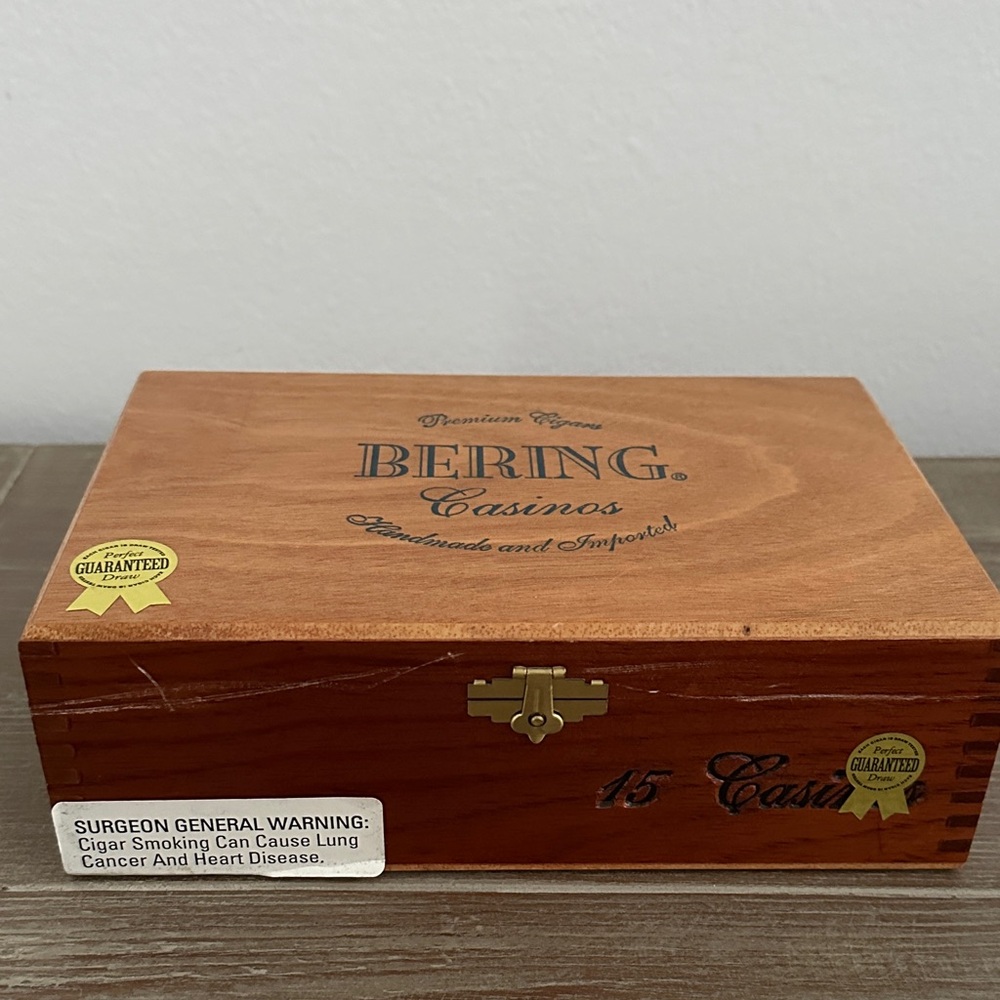 Bering Cigar Wooden Decorative Box - Brown